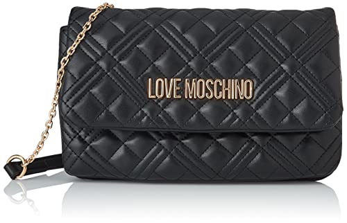 Love Moschino Damen Borsa Soft Pu Nero Umhngetasche, Schwarz