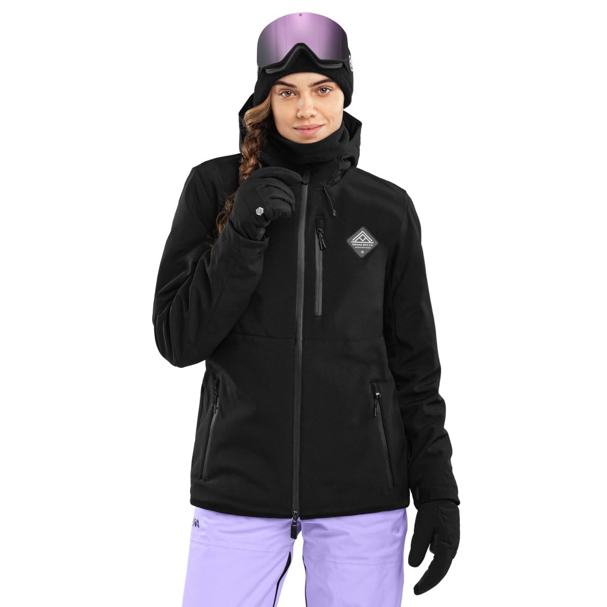 SIROKO - Softshell Jacke für Schnee für Damen W2-W Mckinley - XXL - Schwarz