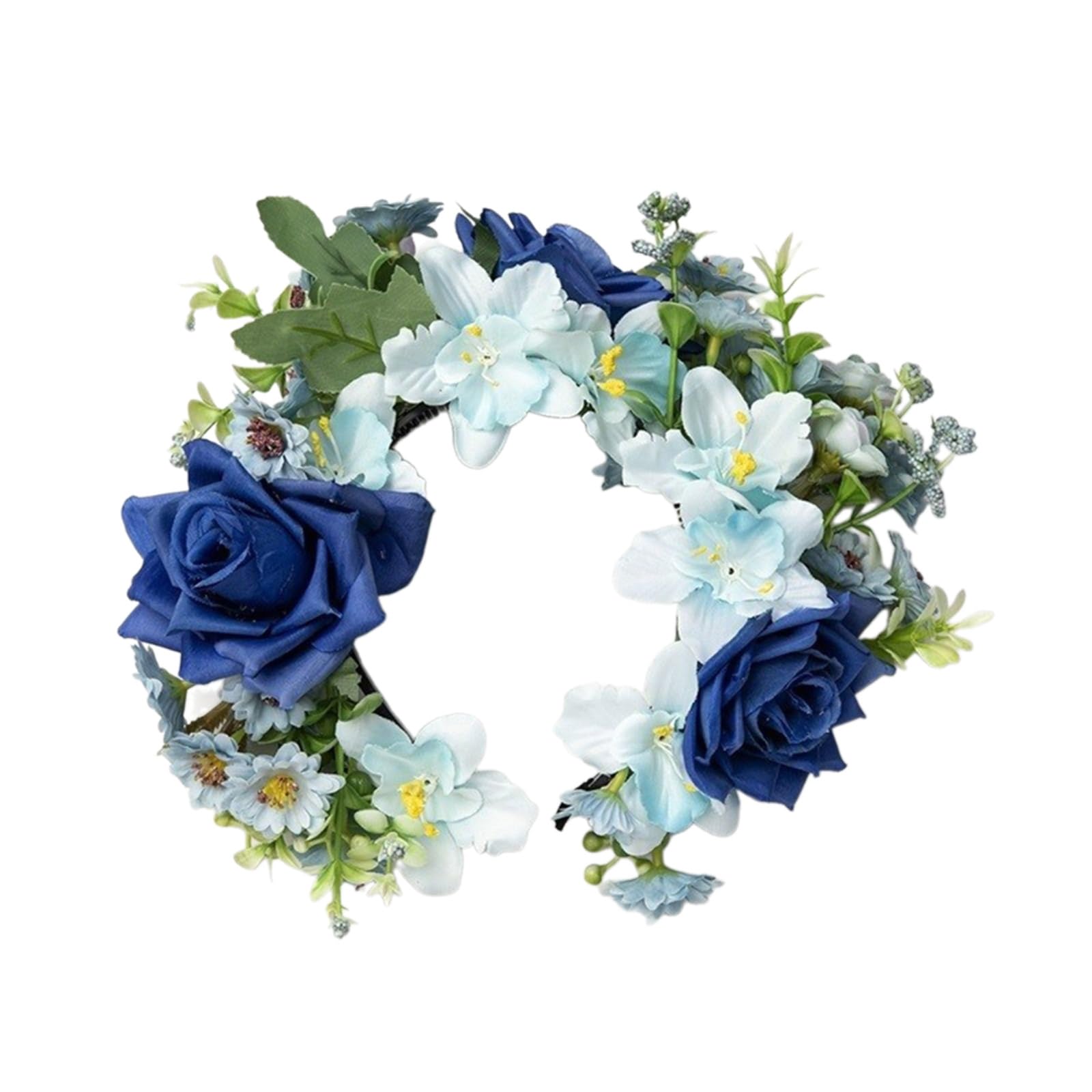 Ethnisches Blumen-Stirnband, modisches Blumenmuster, trendig, Haarschmuck für Partys