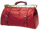 Katana Diligence Tasche aus Rindsleder, Medium, Damen, Rot, Einheitsgröße