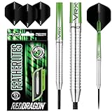 RED DRAGON Featherlite 2: 17g Tungsten Darts Set mit Flights und Schäfte