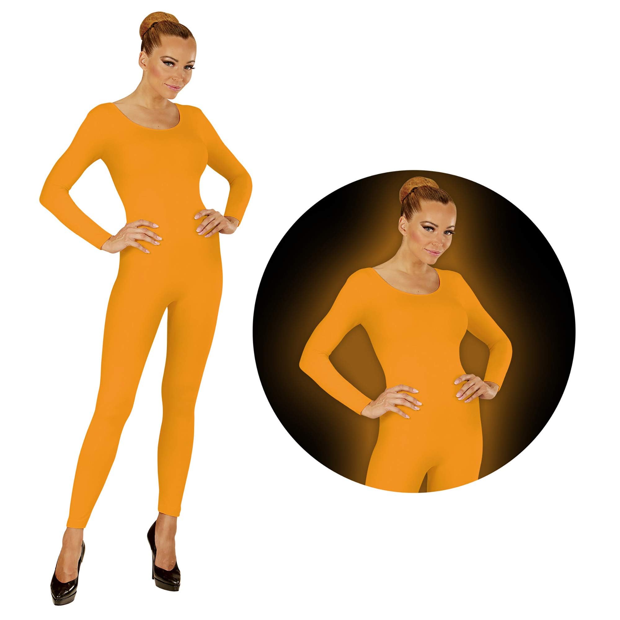 "NEON ORANGE BODYSUIT" - (S/M)