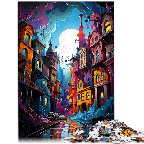 Puzzle, farbenfrohes Karlsbad, 1000 Teile, Puzzle für Erwachsene, Holzpuzzle, jedes Teil ist einzigartig – anspruchsvolles, unterhaltsames Familienspiel, 1000 Teile (50 x 75 cm)