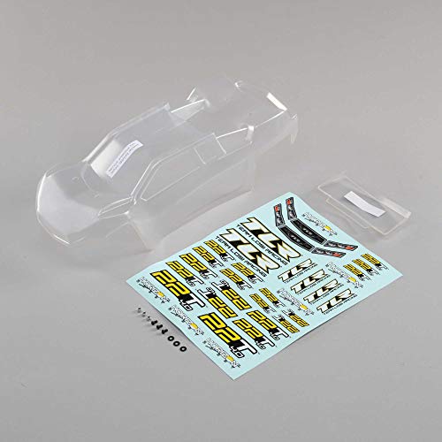 TEAM LOSI RACING 1/10 Clear Body Set with Stickers: 22T 4.0