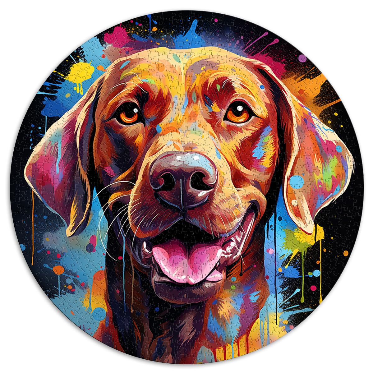 Puzzle Ungarischer Vizsla 1000 extragroße Teile Puzzle 26,5 x 26,5 Zoll Spielspielzeug Dekomprimierendes geistiges Lernspielzeug