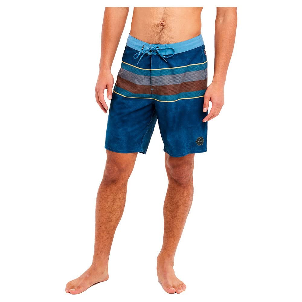 Protest Herren Beachshorts PRTASPRI Stretch River Blue XXL