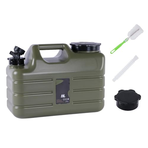 JTQYFI 11L Camping Wasserbehälter Große Kapazität Outdoor Wassereimer Tragbare Wasserträger Mit Abnehmbarem Wasserhahn Kein Auslaufen