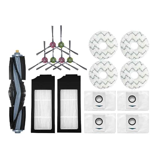 HEPA-Filtersystem, Hauptkante, Wischbürste, Wischtuch, Staubbeutel, Anti-Allergen, geeignet für X1 Roboter-Staubsauger, Reinigungsgeräte, Zubehör, Ersatzfilter, Staubsauger-Ersatzteile