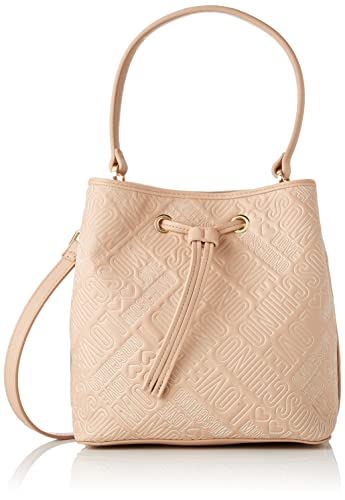 Love Moschino Damen Borsa Pu Embossed (Logo) Nude Umhngetasche, Mehrfarbig