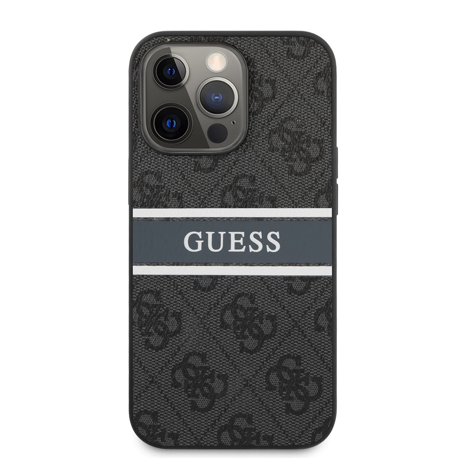 Guess GUHCP13X4GDGR hülle für iPhone13 Pro Max 6,7" grau 4G Stripe