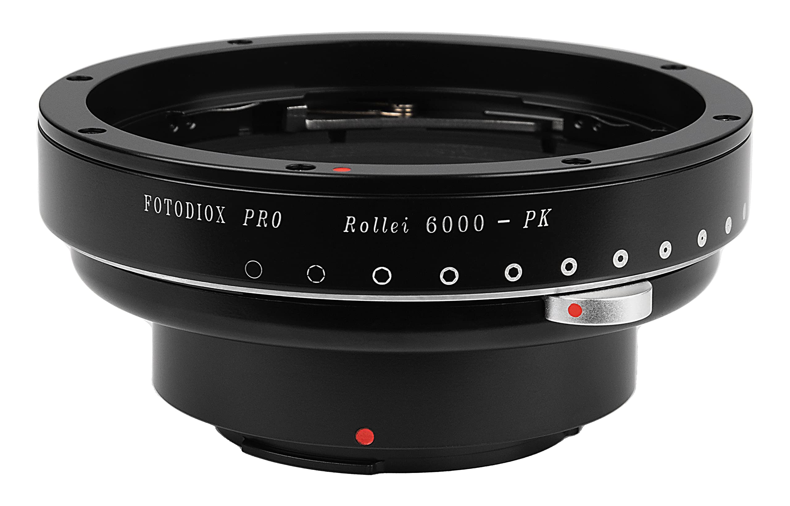 Fotodiox Pro Lens Mount Adapter Compatible with Rollei 6000 Lenses on Pentax K-Mount Cameras