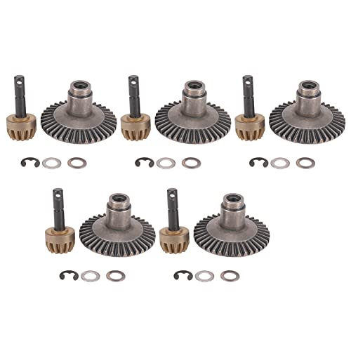 SICOSALT 5X 13 T 38 T Metall Krone Getriebe Motor Differential Haupt Getriebe Combo für Vorne Achse AXIAL SCX10 90021 90022 Off-Road RC Auto