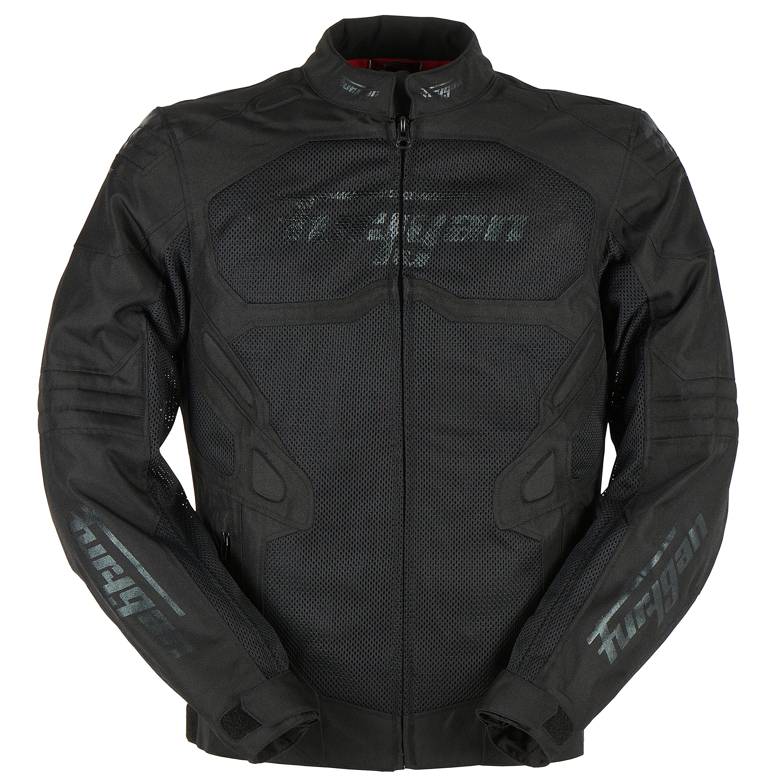 Furygan Herren Atom Vented Evo JACKEN UND MÄNTEL, Schwarz-schwarz, XL EU