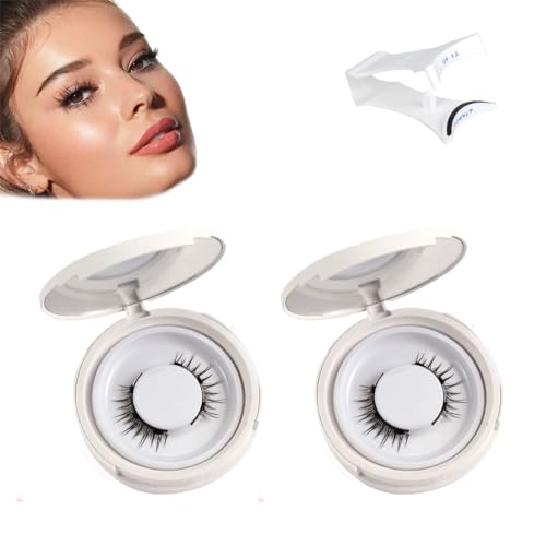 Wasado magnetische Wimpern, Wasado Magnetische Wimpern, natürlicher Look, Weichmagnetische Wimpern Wasado, Wiederverwendbare magnetische Wimpern ohne Kleber (UB02*2)