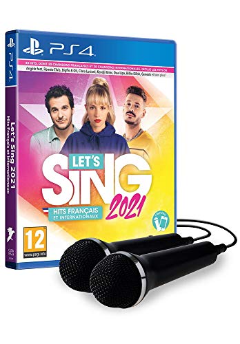 Lass uns singen 2021 French Hits + 2 Microphones PS4 Game