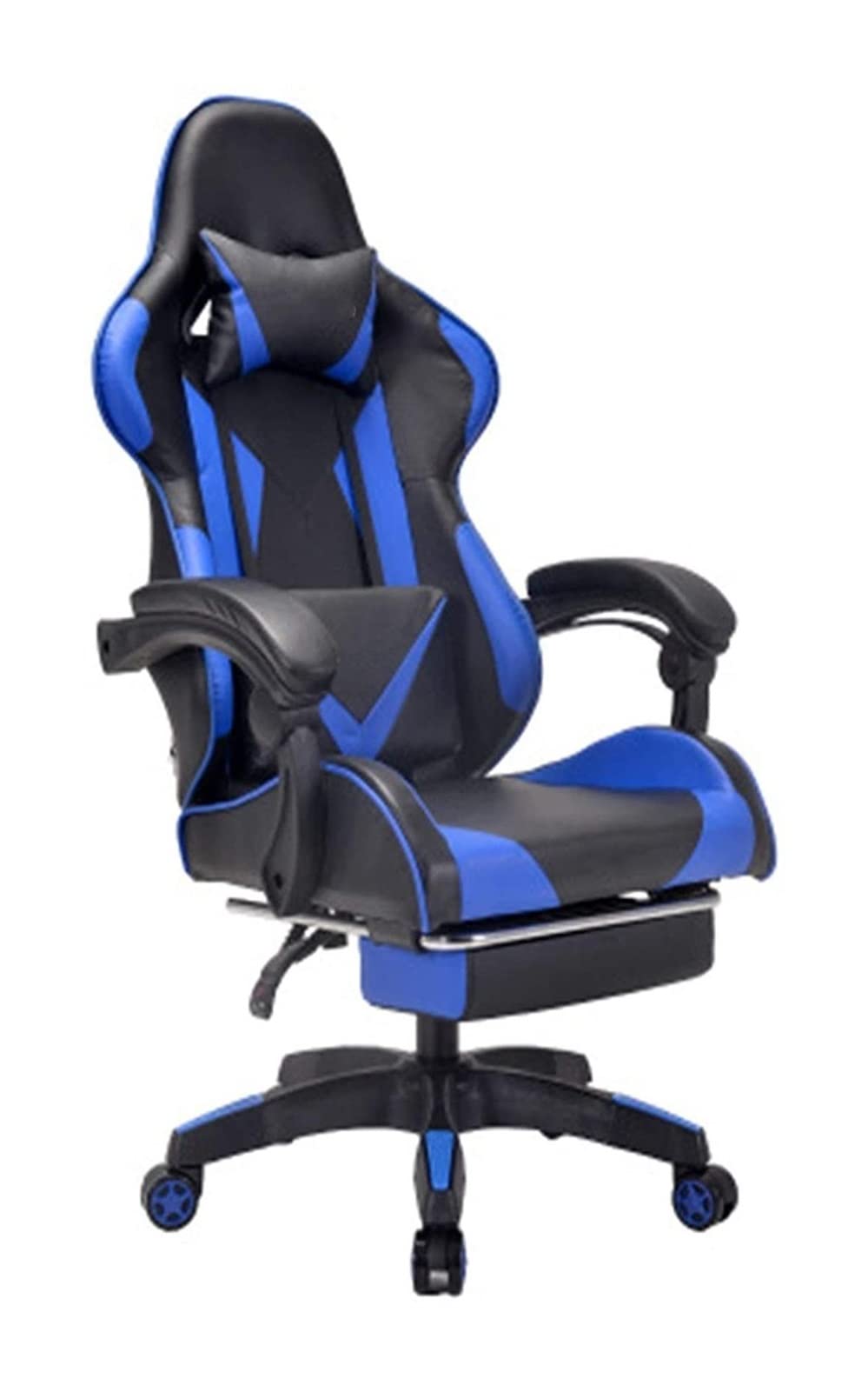 QYZUJIKL Bürostuhl Gaming Stuhl Ergonomischer Computer Schreibtisch und Stuhl Bürostuhl mit Fußhocker Drehstuhl Spielstuhl Arbeitsstuhl Stuhl benötigt