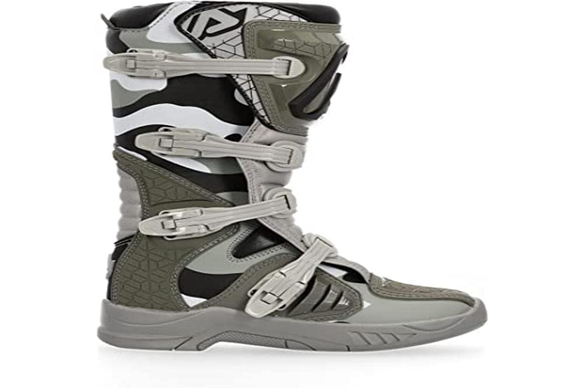 Acerbis Herren X-Team Stiefel, Braun Grau