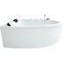 Basera® Indoor Eck-Whirlpool Badewanne Guam Links 2 Personen Classic 180 x 130 cm