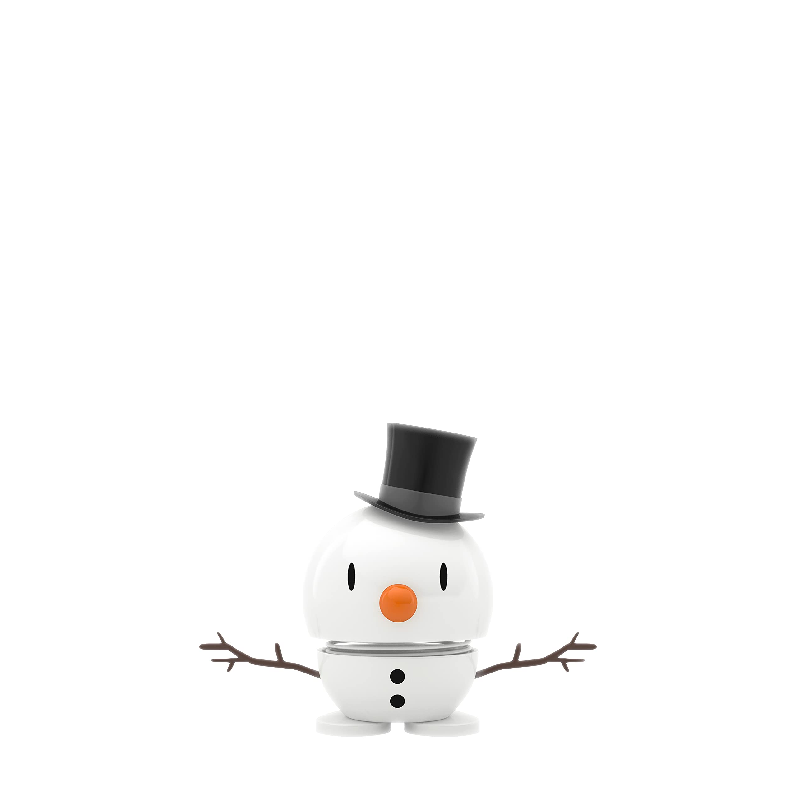 Hoptimist Snowman 9,5 x 5,9 x 7,8 cm S White