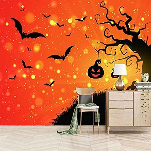 Halloween Fledermaus 3D Tapeten Wanddekoration Fototapete Sofas Wohnzimmer Wandbild Schlafzimmer-350cm×256cm