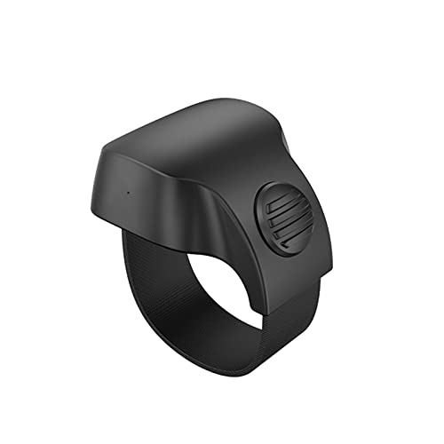 SCRUBY Intelligenter tragbarer wiederaufladbarer Bluetooth 5.1 Selfie-Ring, kabellose Fernbedienung, verstellbar, multifunktional, tragbares Gerät (schwarz)