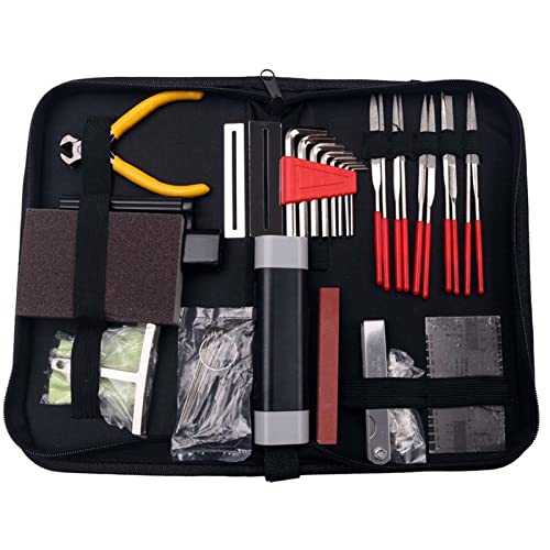 Guitar Repair Maintenance Tool Kit Luthier File Guitar Bridge Pins Für Gitarre werkzeuge zur reparatur von gitarren