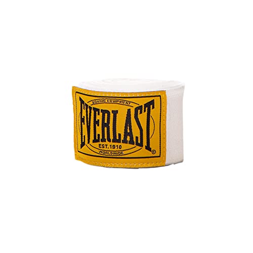 Everlast Unisex – Erwachsene 1910 HANDWRAPS Box Equipment, weiß, Einheitsgröße