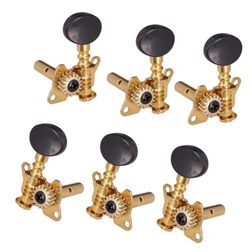 Strings Tuning Pegs Mechaniken Für Gitarre 2/3 3R3L Open Gear Folk Akustikgitarre Saiten Stimmwirbel Mechaniken Mechaniken