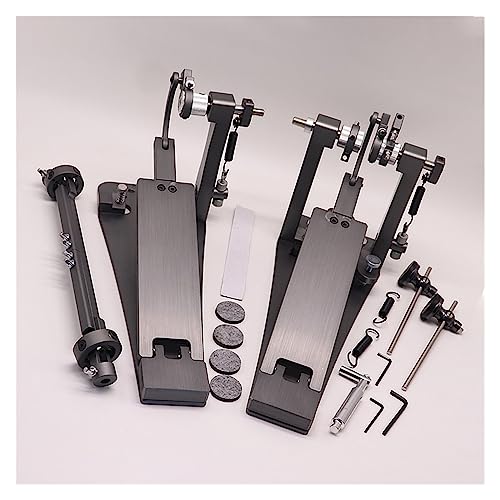 Trommelpedal Aus Aluminiumlegierung, Doppelpedal, Schlagzeugpedal Für Percussion-Instrumente Schlagzeug Zubehör (Color : 05)