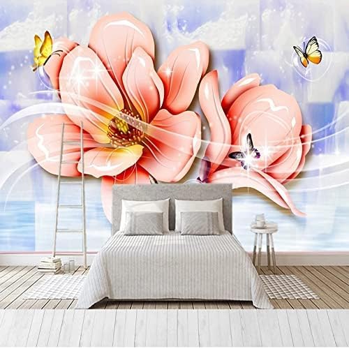 XLMING Blumen Und Pflanzen 3D Tapete Home Dekoration Wohnzimmer Sofa Schlafzimmer Tv Hintergrund Wand-150cm×105cm