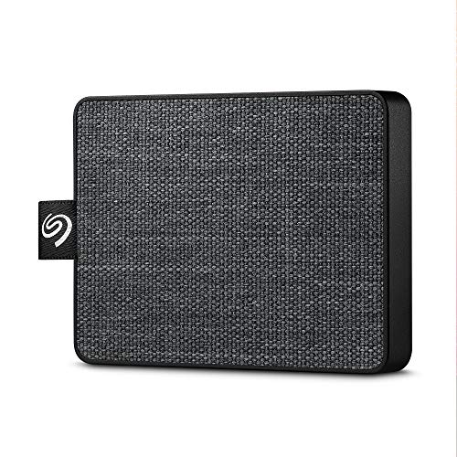 Seagate One Touch SSD 500 GB tragbare externe SSD (6,3 cm (2,5 Zoll) USB 3.0, PC und Mac) black