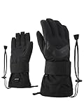 Ziener Erwachsene MILAN AS glove SB Snowboard-Handschuhe, black hb, 10.5 (XL)