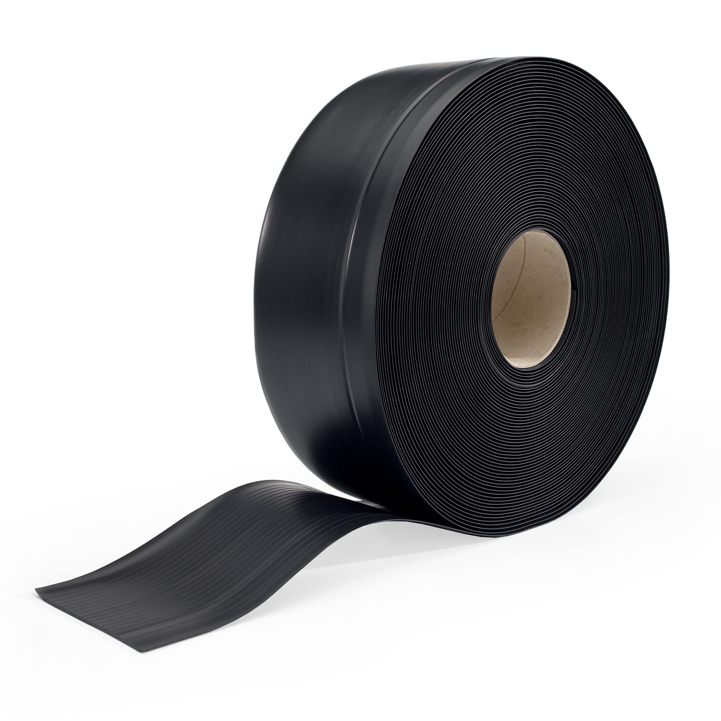 Quest Weichsockelleiste Knickleiste Abschlussleiste | 70 mm x 20 mm | für Küche Badezimmer Wohnzimmer Dichtungsband PVC Flexibel Wasserdicht Dekorativ | 15 Meter | Schwarz