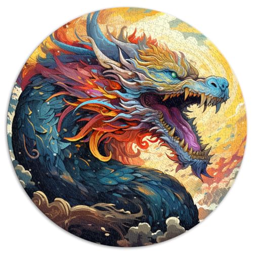 Puzzles Spiele Drachen Tier Puzzles 1000 Teile Puzzles für Erwachsene 67,5x67,5cm Schwierige Harte Puzzles Anspruchsvolle Puzzles für