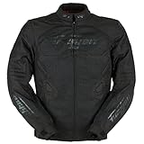 Furygan Herren Atom Vented Evo JACKEN UND MÄNTEL, Schwarz-schwarz, XL EU