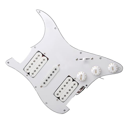 Standard-Pickguard-Tonabnehmer HSH E-Gitarren-Schlagbrett-Tonabnehmer, modische und langlebige Gitarren-Schlagbrett-Teile (Color : 3/4)