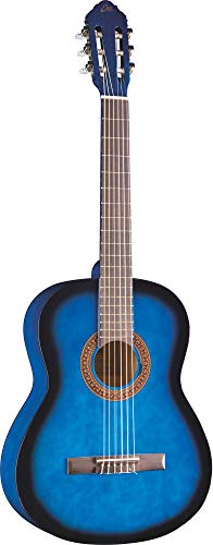 EKO GUITARS – CS-5 BLUE BURST Klassikgitarre Studio-Serie, Maßstab 3/4, Farbe Blue Burst