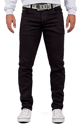 Cipo & Baxx Herren Jeans CD533 Schwarz W38/L32