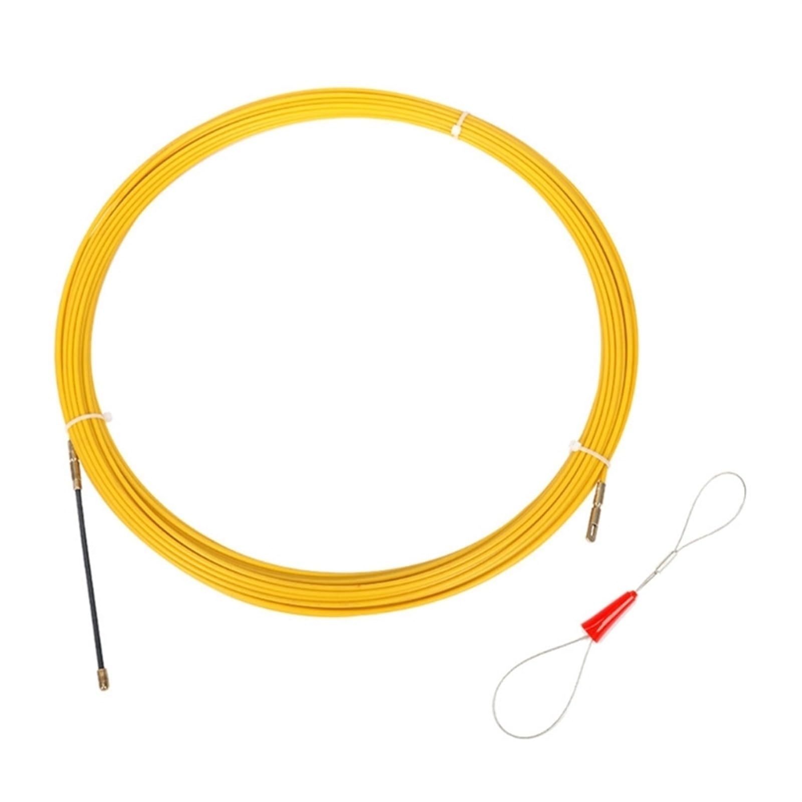 Fischband Kabelabzieher durch die Wand, 3/4/6 mm Einziehband-Drahtzieher, elektrischer Einziehband-Elektrokabelzieher, 5/10/20/30 m Durch-die-Wand-Zug-/Schiebe-Set(Inner diameter 3mm,30m)