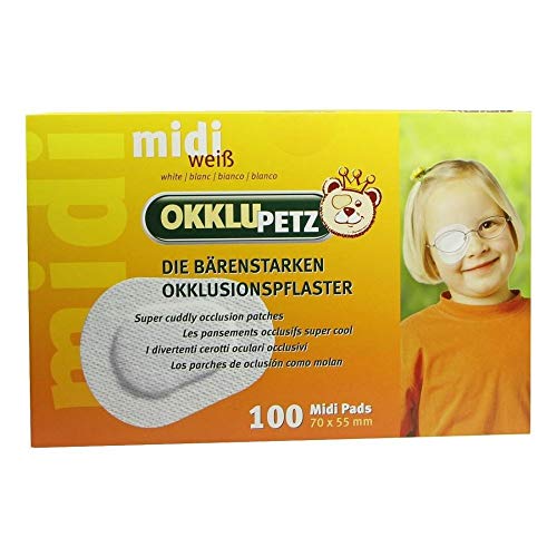 OKKLUPETZ Okklusionspflaster midi weiß 100 St