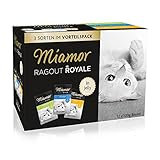 miamor RAGOUT ROYALE in Jelly mit Huhn, THUNFISCH, Kaninchen MULTIBOX -Bundle - 4 x 12 x 100g