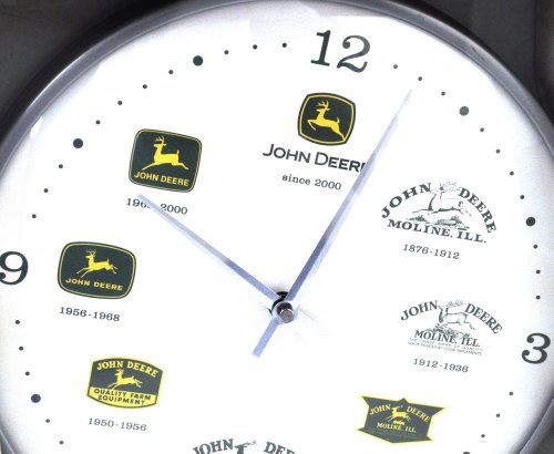 Nostalgic-Art 51029 John Deere - Since 1876, Wanduhr 31cm