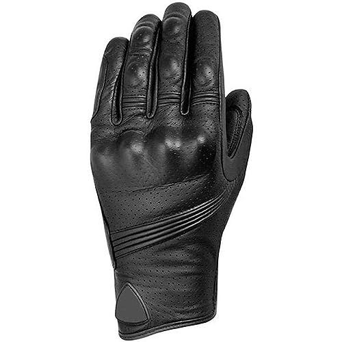 VOIV Retro Perforierte Leder Motorrad Handschuhe Radfahren Moto Motorrad Schutzgetriebe Motocross Handschuh