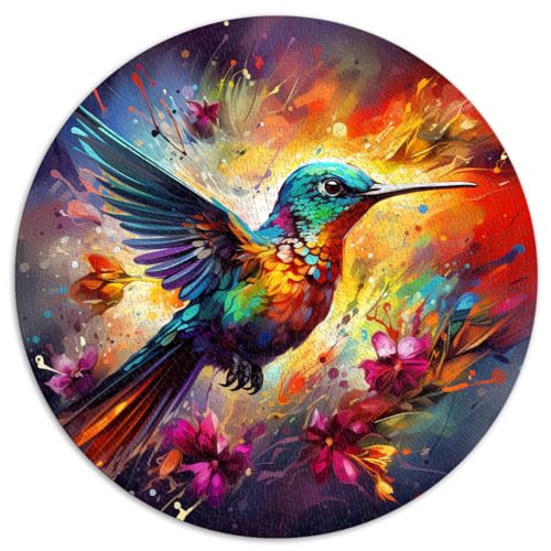 Puzzle für Kolibri-Tierpuzzle 1000 Teile 67,5 x 67,5 cm Einfaches Puzzle Geburtstagsgeschenk, Geschenke für oder, Wandkunst