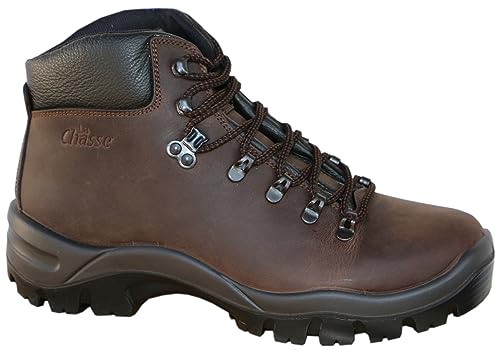 La Chasse® strapazierfähiger Trekkingstiefel Arosa Jagdstiefel Herren aus Rindsleder wasserdicht & atmungsaktiv Berg- & Wanderschuh mit Spotex®-Membrane von Oefele Jagd & Outdoor (braun, 45)