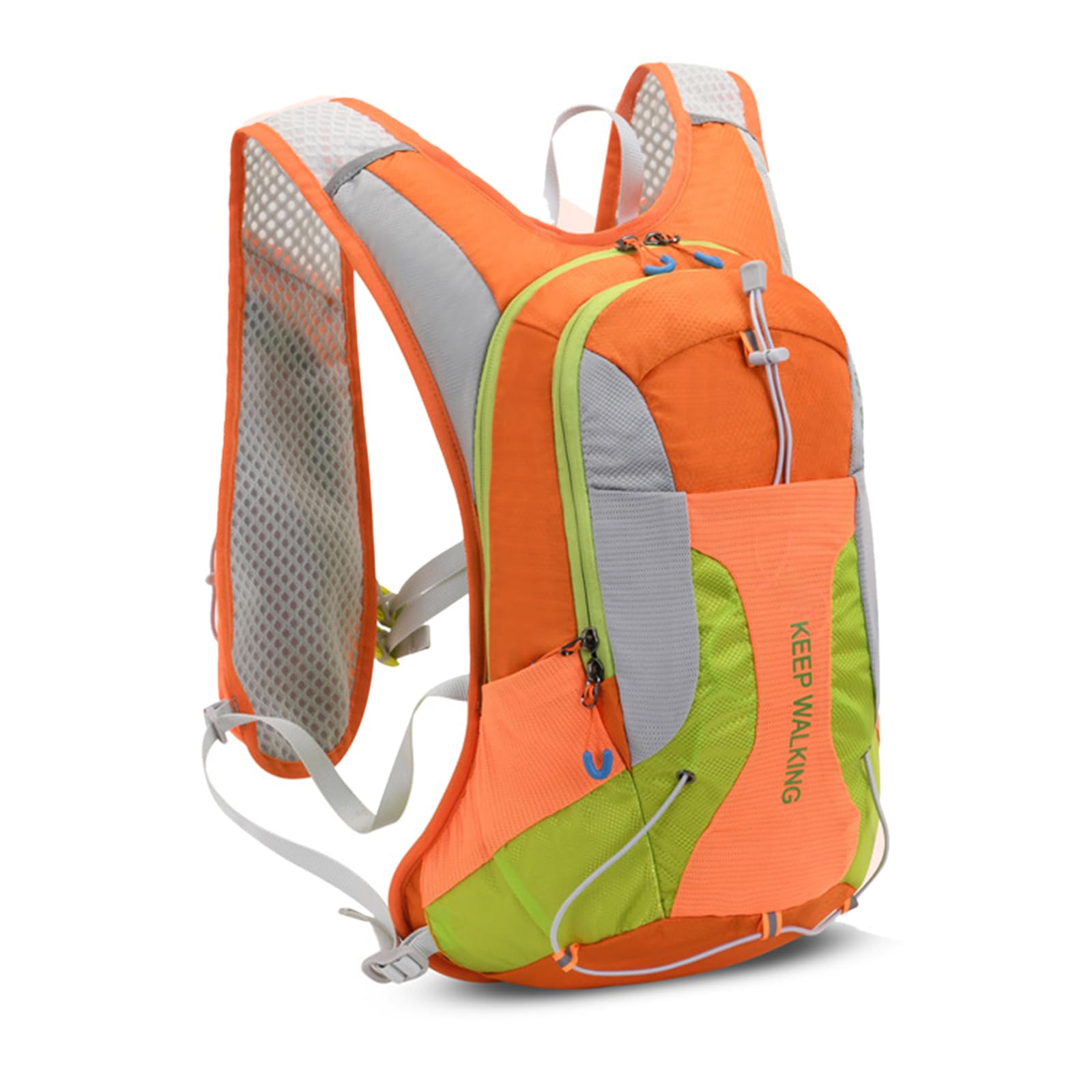 JUNNASALIKER Laufrucksack mit großer Kapazität, reflektierender Rucksack, Laufweste, Trinkrucksack, Fahrradrucksack für den täglichen Gebrauch