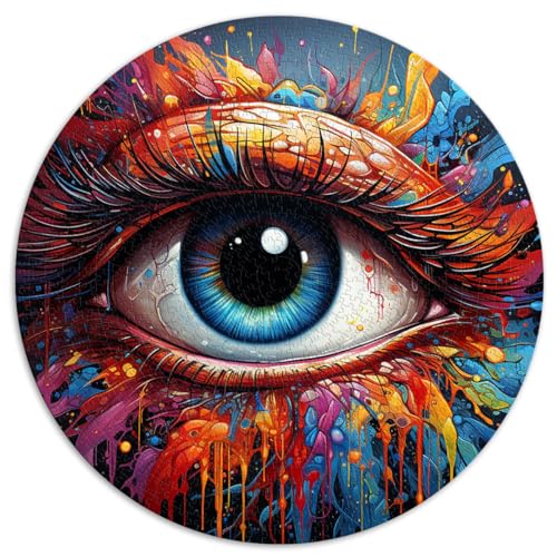 Puzzlespiele Große Augen Puzzles für Erwachsene 1000 Teile 67,5x67,5cm Spiele Spielzeug Geschenk Spaß bei Heimaktivitäten, Geburtstagsgeschenk, Reisegeschenke,