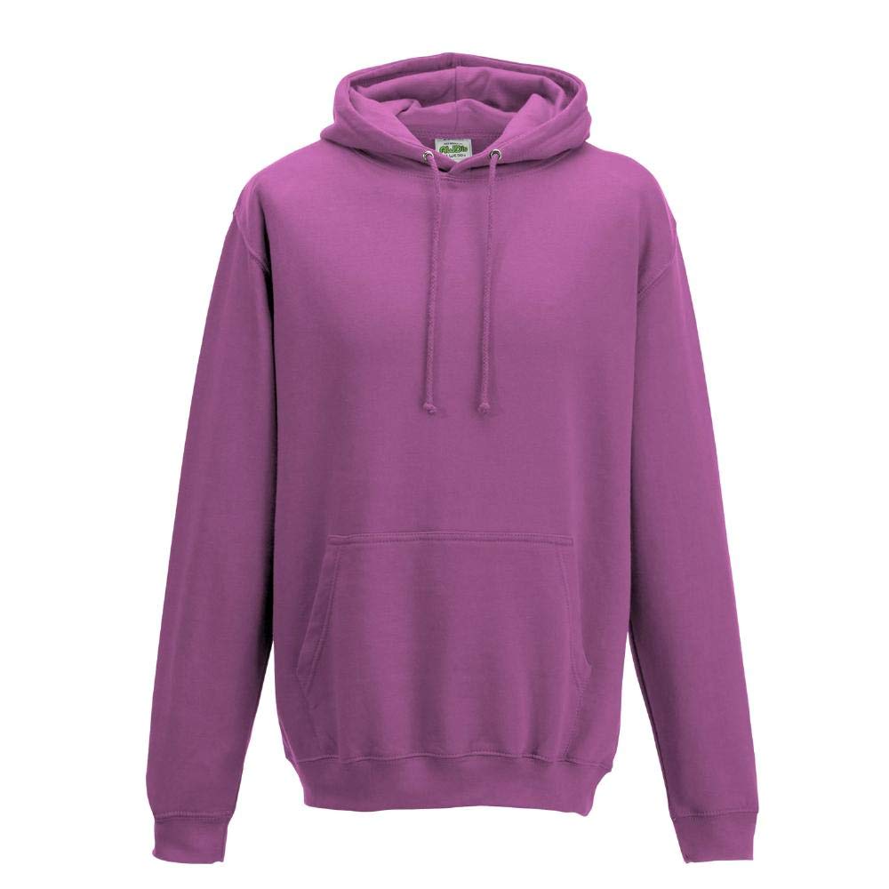 Just Hoods - Unisex College Hoodie/Pinky Purple, 3XL