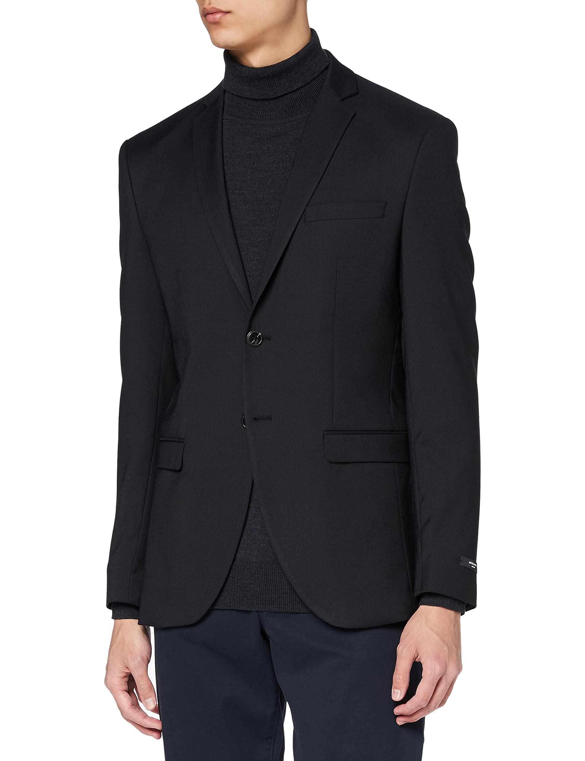 Jack & Jones Herren JPRSOLARIS BLAZER NOOS Blazer, Schwarz (Black Black), 46