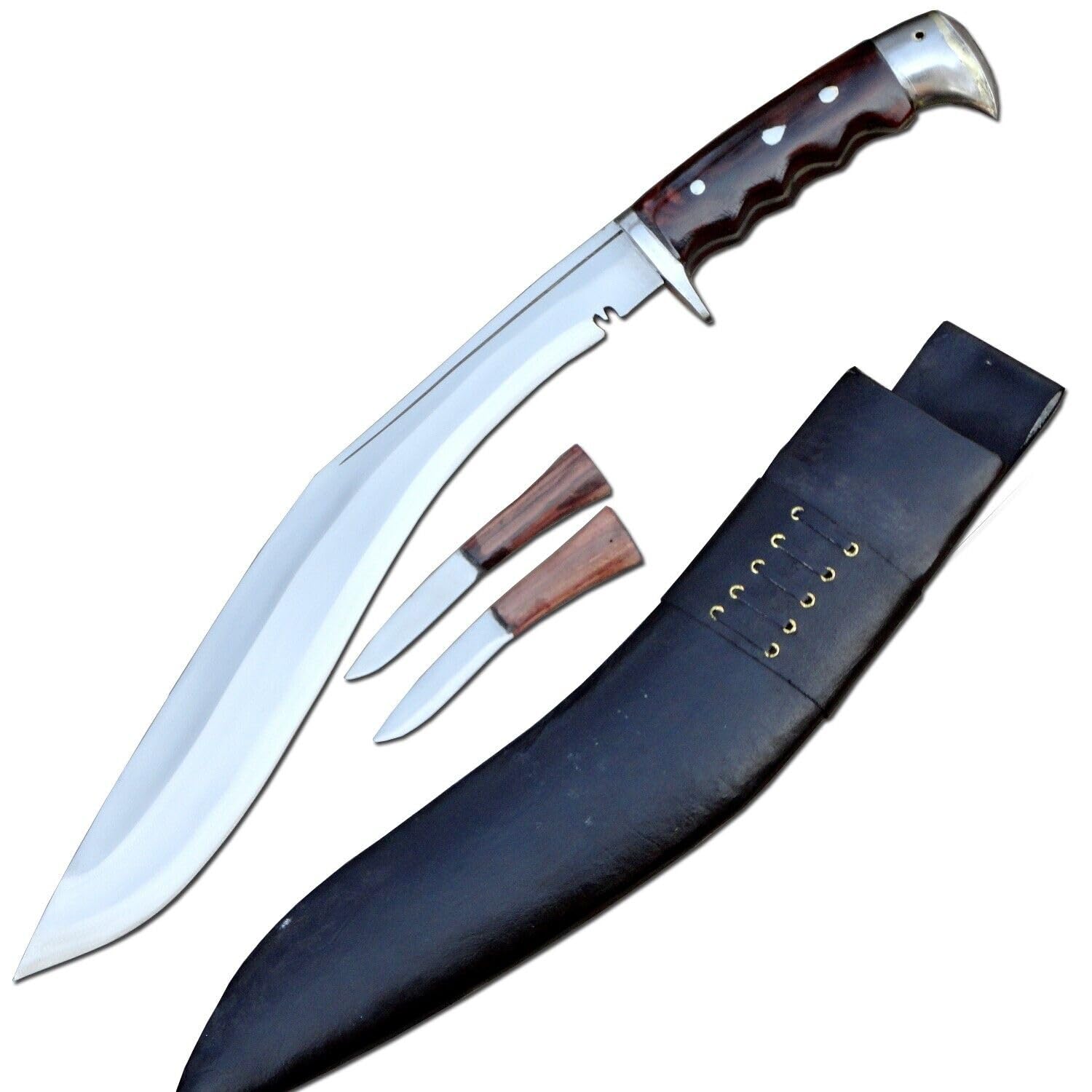 40 cm lange Klinge, große Khukuri-Machete, amerikanischer Adler, Kukri, Gurkha-Messer, Messer aus Nepal, handgefertigtes Kukri-Messer, großes Kukri